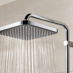 Grohe Douchesysteem Vitalio Start 250 Vierkant Met Thermostaatkraan QuickFix Chroom 16 Grohe Douchesysteem Vitalio Start 250 Vierkant Met Thermostaatkraan QuickFix Chroom -Badkamer Winkel 123 2404