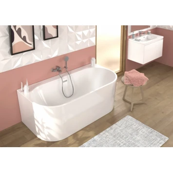 Allibert Bad Ondina Vrijstaand Wit Glanzend 170x87 Cm 2 Allibert Bad Ondina Vrijstaand Wit Glanzend 170x87 Cm - Afbeelding 2