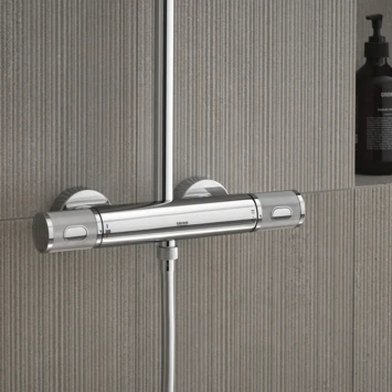 Grohe Douchesysteem Vitalio Joy 260 Cooltouch Met Thermostaatkraan Quickfix Chroom 9 Grohe Douchesysteem Vitalio Joy 260 Cooltouch Met Thermostaatkraan Quickfix Chroom - Afbeelding 9