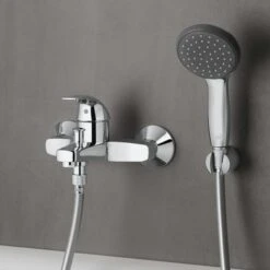 Grohe Handdouche Vitalio Start Ø10 Cm 2 Standen Chroom -Badkamer Winkel 123 2553
