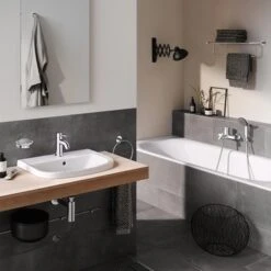 Grohe Handdouche Vitalio Start Ø10 Cm 2 Standen Chroom -Badkamer Winkel 123 2554