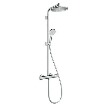 Hansgrohe Regendoucheset Met Thermostatische Douchekraan Crometta S240 Varia 1 Hansgrohe Regendoucheset Met Thermostatische Douchekraan Crometta S240 Varia
