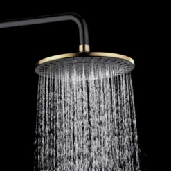 Tiger Regendoucheset Akcent Zwart/messing Incl Kraan En Handdouche Met 3 Straalstanden 14 Tiger Regendoucheset Akcent Zwart/messing Incl Kraan En Handdouche Met 3 Straalstanden -Badkamer Winkel 123 2630