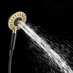 Tiger Regendoucheset Akcent Zwart Messing -Badkamer Winkel 123 2676