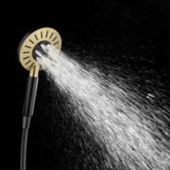 Tiger Regendoucheset Akcent Zwart Messing -Badkamer Winkel 123 2678