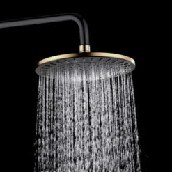 Tiger Regendoucheset Akcent Zwart Messing -Badkamer Winkel 123 2679