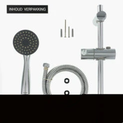 Tiger Splash Doucheset Murcia Waterbesparend Chroom -Badkamer Winkel 123 2685