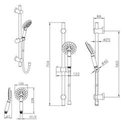 Tiger Douchesysteem Akcent Zwart 30 Tiger Douchesysteem Akcent Zwart -Badkamer Winkel 123 2701