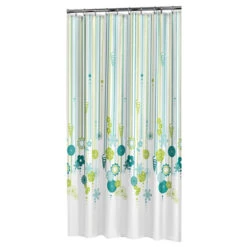 Sealskin Douchegordijn Fiesta Petrol 180x200 Cm