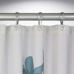 Sealskin Douchegordijn Orchid Blauw 200x180 Cm -Badkamer Winkel 123 2778