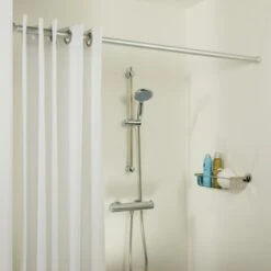 Sealskin Douchegordijnstang Seallux Verstelbaar Aluminium 125-220 Cm 5 Sealskin Douchegordijnstang Seallux Verstelbaar Aluminium 125-220 Cm -Badkamer Winkel 123 2845