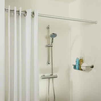 Sealskin Douchegordijnstang Seallux Verstelbaar Aluminium 125-220 Cm 3 Sealskin Douchegordijnstang Seallux Verstelbaar Aluminium 125-220 Cm - Afbeelding 3