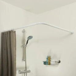 Sealskin Douchegordijnstang Seallux Combi Wit -Badkamer Winkel 123 2863