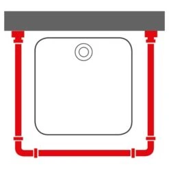 Sealskin Douchegordijnstang Seallux Combi Wit -Badkamer Winkel 123 2865