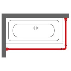 Sealskin Douchegordijnstang Seallux Combi Wit -Badkamer Winkel 123 2866