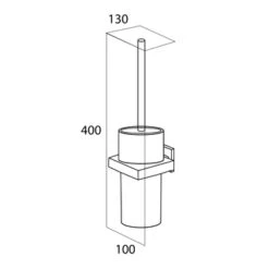 Tiger Toiletborstelhouder Items Hangend RVS -Badkamer Winkel 123 2938