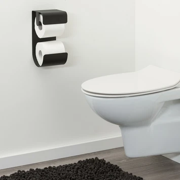 Sealskin WC-rolhouder Brix Metaal Zwart 7 Sealskin WC-rolhouder Brix Metaal Zwart - Afbeelding 7