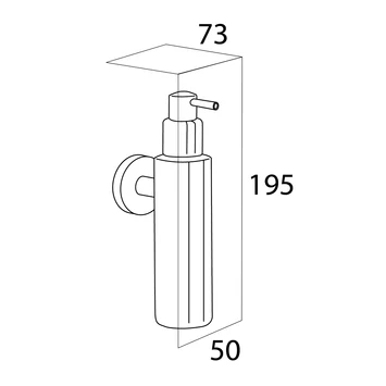 Tiger Zeepdispenser Boston Hangend Chroom 4 Tiger Zeepdispenser Boston Hangend Chroom - Afbeelding 4