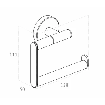 Marho Toiletrolhouder Luxor Zonder Klep Geborsteld Rvs 4 Marho Toiletrolhouder Luxor Zonder Klep Geborsteld Rvs - Afbeelding 4