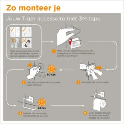 Tiger Tune Toiletrolhouder Messing/zwart -Badkamer Winkel 123 3121