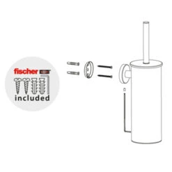 Marho Toiletborstelhouder Luxor Geborsteld Rvs 9 Marho Toiletborstelhouder Luxor Geborsteld Rvs -Badkamer Winkel 123 3138