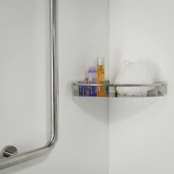 Tiger Hoekkorf Boston Groot Chroom -Badkamer Winkel 123 314