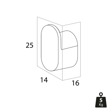 Tiger Handdoekhaak Cooper Klein RVS 5 Tiger Handdoekhaak Cooper Klein RVS - Afbeelding 5