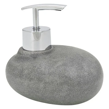 Wenko Zeepdispenser Pebblestone Grijs 1 Wenko Zeepdispenser Pebblestone Grijs