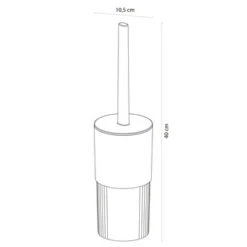 Sealskin Toiletborstelhouder Brave Staand Zwart -Badkamer Winkel 123 3182