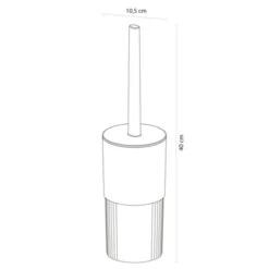 Sealskin Toiletborstelhouder Brave Staand Zwart -Badkamer Winkel 123 3186