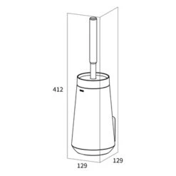 Tiger Toiletborstelhouder TESS Met Swoop Borstel Flexibel Zwart/antraciet 17 Tiger Toiletborstelhouder TESS Met Swoop Borstel Flexibel Zwart/antraciet -Badkamer Winkel 123 3259