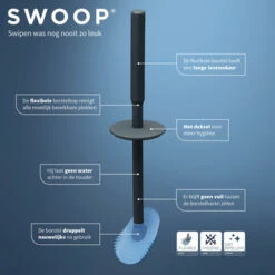 Tiger Toiletborstelhouder TESS Met Swoop Borstel Flexibel Zwart/antraciet 19 Tiger Toiletborstelhouder TESS Met Swoop Borstel Flexibel Zwart/antraciet -Badkamer Winkel 123 3261