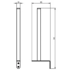 Haceka Reserverolhouder Ixi Hangend RVS -Badkamer Winkel 123 3266