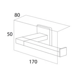 Tiger Toiletrolhouder Items Chroom -Badkamer Winkel 123 3294