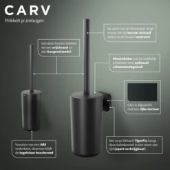 Tiger Toiletborstelhouder Carv Vrijstaand Zwart 10 Tiger Toiletborstelhouder Carv Vrijstaand Zwart -Badkamer Winkel 123 3299