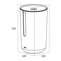 Tiger Reserverolhouder Tess Staand Zwart/antraciet 12 Tiger Reserverolhouder Tess Staand Zwart/antraciet -Badkamer Winkel 123 3306