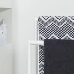 Sealskin Handdoekrek Tube Metaal Wit -Badkamer Winkel 123 331