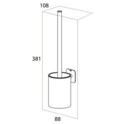 Tiger Toiletborstelhouder Colar Hangend RVS -Badkamer Winkel 123 3316