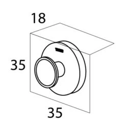 Tiger Haak Urban Klein Zwart -Badkamer Winkel 123 3325