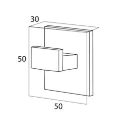 Tiger Haak Items Groot Chroom 9 Tiger Haak Items Groot Chroom -Badkamer Winkel 123 3335