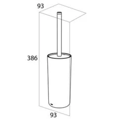 Tiger Urban Toiletborstelhouder Wit -Badkamer Winkel 123 3348