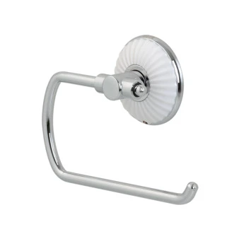 Tiger WC-rolhouder Ivy Chroom/wit 2 Tiger WC-rolhouder Ivy Chroom/wit - Afbeelding 2