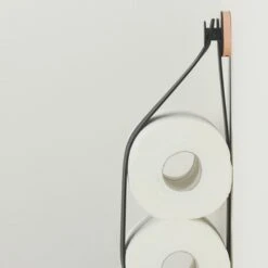 Tiger Reserverolhouder Urban Zwart -Badkamer Winkel 123 3392