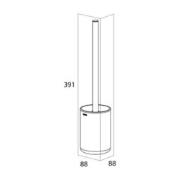 Tiger Toiletborstelhouder Cooper Vrijstaand -Badkamer Winkel 123 3425
