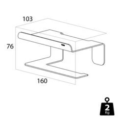 Tiger Toiletrolhouder Colar Met Plateau RVS -Badkamer Winkel 123 3448