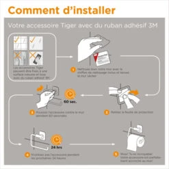 Tiger Haak Colar 4-delig RVS -Badkamer Winkel 123 3473