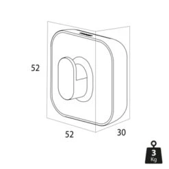 Tiger Handdoekhaak Carv Groot Zwart 11 Tiger Handdoekhaak Carv Groot Zwart -Badkamer Winkel 123 3495