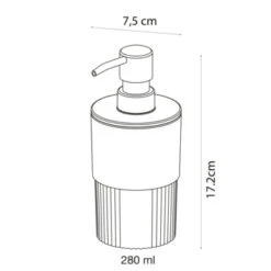 Sealskin Zeepdispenser Brave Staand Zwart -Badkamer Winkel 123 350