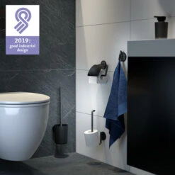 Tiger Reserverolhouder Tune Zwart 13 Tiger Reserverolhouder Tune Zwart -Badkamer Winkel 123 3506