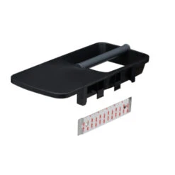 Tiger Toiletrolhouder TESS Met Planchet Zwart/antraciet -Badkamer Winkel 123 3528